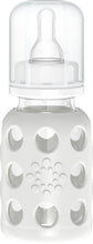 Cargar imagen en el visor de la galería, Mamadera 120 ml. Vidrio con funda de silicona