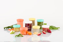 Cargar imagen en el visor de la galería, BABYGLASS: PACK SET GRANDE + SET PEQUEÑO Incluye Set grande de 4 contenedores 240 ml y 4 contenedores 120 ml + Set pequeño de 4 contenedores 240 ml