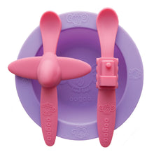 Cargar imagen en el visor de la galería, Set bowl y cucharas de silicona
