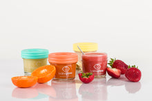 Cargar imagen en el visor de la galería, BABYGLASS: PACK SET GRANDE + SET PEQUEÑO  Incluye Set grande de 4 contenedores 240 ml y 4 contenedores 120 ml + Set  pequeño de 4 contenedores 240 ml
